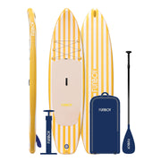 11”6’ inflatable stand up paddle board with pump, carrying case, adjustable paddle and leash